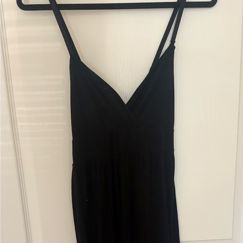 Black Strappy Maxi Dress